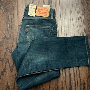 Levi’s Mens 502 Regular Taper stretch Jeans
